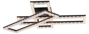 JUST LIGHT. 14733-18 - Plafoniera LED GLITRA LED/35W/230V nera