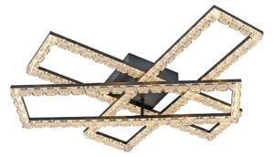 JUST LIGHT. 14733-18 - Plafoniera LED GLITRA LED/35W/230V nera
