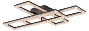 JUST LIGHT. 14733-18 - Plafoniera LED GLITRA LED/35W/230V nera