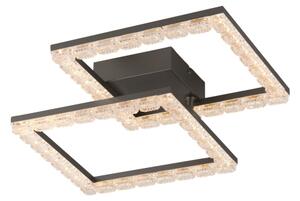 JUST LIGHT. 14732-18 - Plafoniera LED GLITRA LED/17,5W/230V nero