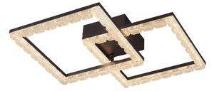 JUST LIGHT. 14732-18 - Plafoniera LED GLITRA LED/17,5W/230V nero