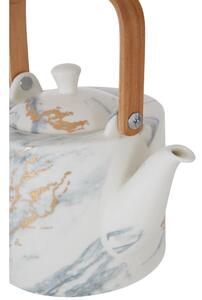 Teiera in porcellana bianca 800 ml Luxe - Premier Housewares