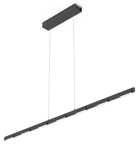 Lampada a sospensione - nero - Bloc - vetro metallo - lampada di design - LED - 3297ZW - Steinhauer