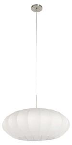 Lampada a sospensione - bianco - Sparkled Light - metallo tessile - Ø 60cm - E27 - 3808ST - Steinhauer