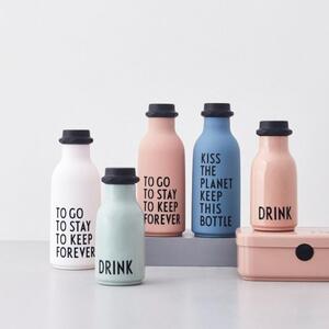 Bottiglia di acqua bianca Forever, 500 ml To Go - Design Letters
