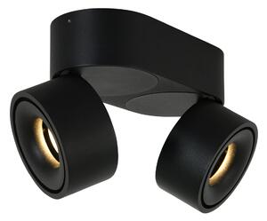 Faretto - nero - Fez Black - plastica metallo - faretto a superficie - LED - 2674ZW - Mexlite