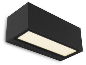 Lampada da parete per esterni GEMINI nero Lutec 5189112012