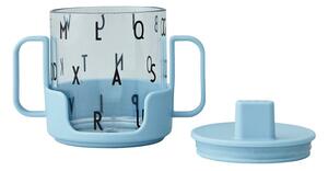 Tazza azzurra per bambini Grow With Your Cup Grow with Your Cup - Design Letters