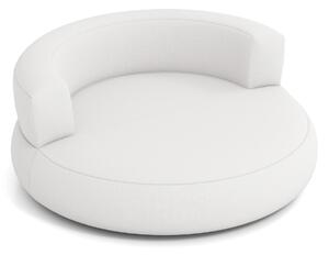 Costway Poltrona ad aria con copertura rimovibile e ampia area per sdraiarsi, Divano gonfiabile per soggiorno e camera da letto Bianco