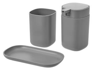 Set di accessori da bagno grigi - Casa Selección