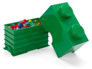 Scatola doppia di stoccaggio verde - LEGO®