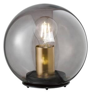 Lampada da tavolo in vetro nero , ø 20 cm Dini - Fischer & Honsel