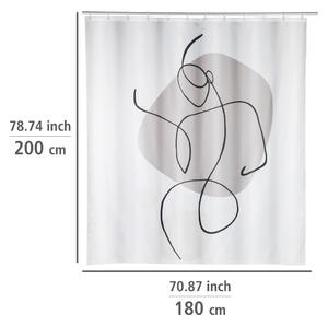 Tenda da doccia 180x200 cm Ladyline - Wenko