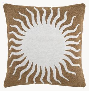 Copricuscino in cotone jacquard Patte