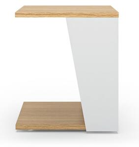 Tavolino con piano in rovere 40x40 cm Albi - TemaHome