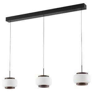 Lampada a sospensione Quitani, Shiro, dimmerabile, Bianco, Soggiorno, Vetro, Design
