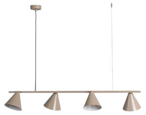 Lampada a sospensione ALDEX, Hängeleuchte Form 4, dimmerabile, Beige, Sala da pranzo, Metallo, Moderno