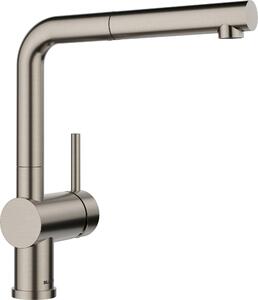 Miscelatore da cucina Blanco con doccetta LINUS-S satinato platino 527699