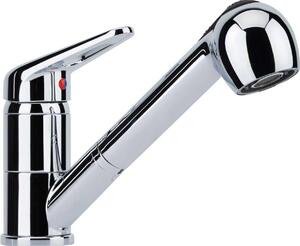 Franke Novara-Plus miscelatore in ottone con doccetta estraibile cromo 1150693500