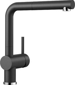 BLANCO LINUS-S SILGRANIT look antracite Miscelatore da cucina ad alta pressione con getto flessibile