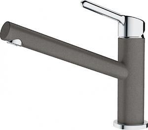 Miscelatore FRANKE ORBIT in CROMO PIETRA GRIGIA con bocca fissa / Miscelatore da cucina / Miscelatore monocomando
