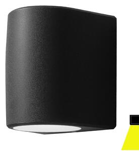 Applique esterno monoemissione top light aosta ag1 ne gx53 led cct ip55 resina - Top Light