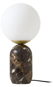 Lampade da tavolo Lindby, Lennes, Marrone / Ruggine, Soggiorno, Marmo, Moderno