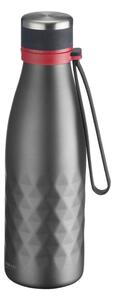 Bottiglia da viaggio grigia in silicone inossidabile 550 ml Viva - Westmark
