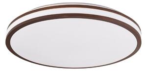 Plafoniera Lindby, Emiva, dimmerabile, Legno, Soggiorno, Legno, Moderno