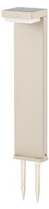 Lampade da esterno Lindby, Eleazar, dimmerabile, Beige, Terrazza, Alluminio