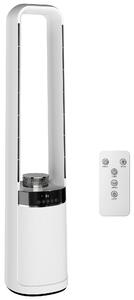 HOMCOM Ventilatore Torre Senza Pale, Silenzioso 36dB, 94 cm, Bianco, Camera da Letto | Aosom Italy