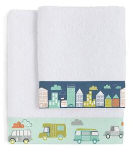 Set di asciugamani e teli da bagno in cotone 2 pezzi 50x100 cm Holidays - Moshi Moshi