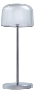 Lampade da tavolo Lucande, Quill, dimmerabile, Metallizzato, Terrazza, Alluminio, Moderno