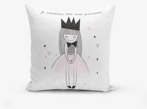 Federa in misto cotone Je Noudrais Etre Une Princesse, 45 x 45 cm - Minimalist Cushion Covers