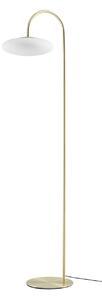 Lampada da terra Lucande, Tenebra, dimmerabile, Dorato / Ottone, Soggiorno, Ottone, Moderno