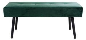 Panchina in velluto verde scuro Skiby - Bonami Essentials