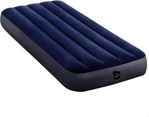 Materasso gonfiabile con pompa integrata – Materasso gonfiabile automatico – Materassino gonfiabile automatico – Materasso gonfiabile singolo – 191 x 76 x 25 cm – Blu