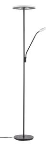 Lampada da terra Lucande, Raymond, dimmerabile, Nero, Soggiorno, Metallo, Moderno