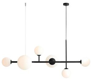 Lampada a sospensione ALDEX, Dione, dimmerabile, Nero, Soggiorno, Metallo, Moderno