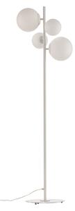 Lampada da terra ALDEX, Dione, Bianco, Soggiorno, Vetro, Moderno