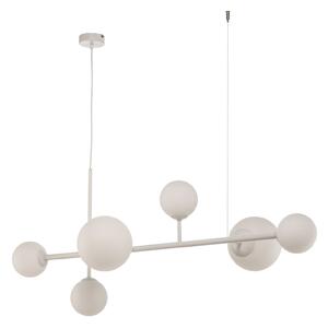 Lampada a sospensione ALDEX, Dione, dimmerabile, Bianco, Soggiorno, Vetro, Moderno