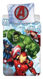 Biancheria da letto in cotone per bambini Heroes, 140 x 200 cm Avengers - Jerry Fabrics