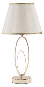 Lampada da tavolo bianca con design dorato Flush - Mauro Ferretti