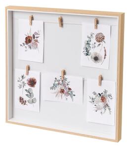 Cornice da parete in colore naturale 43x43 cm - Casa Selección