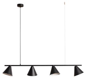 Lampada a sospensione ALDEX, Hängeleuchte Form 4, dimmerabile, Nero, Sala da pranzo, Metallo, Moderno