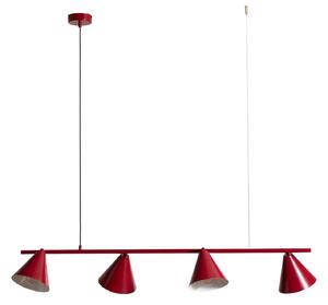 Lampada a sospensione ALDEX, Hängeleuchte Form 4, dimmerabile, Rosso, Sala da pranzo, Metallo, Moderno