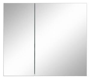 Mobile da bagno a parete bianco con specchio , 80 x 70 cm Wisla - Støraa