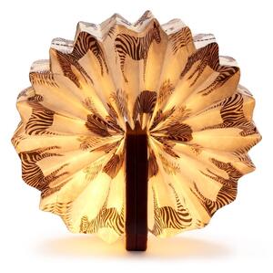 Lampada da tavolo dimmerabile marrone scuro (altezza 3,5 cm) Velvet Accordion - Gingko