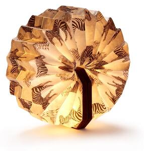 Lampada da tavolo dimmerabile marrone scuro (altezza 3,5 cm) Velvet Accordion - Gingko