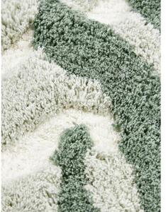 Copricuscino in cotone con motivo foglie trapuntato Sela